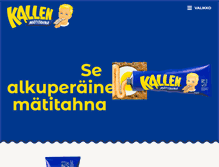 Tablet Screenshot of kallen.fi